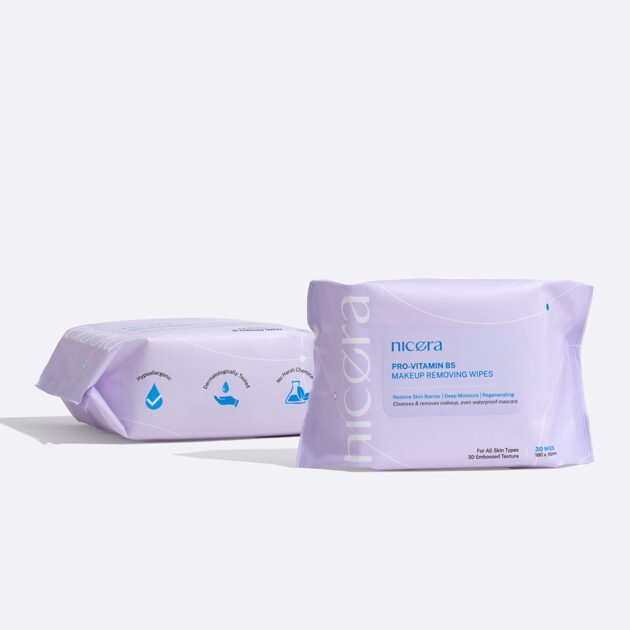 Nicera Pro-Vitamin B5 MakeUp Removal Wipes